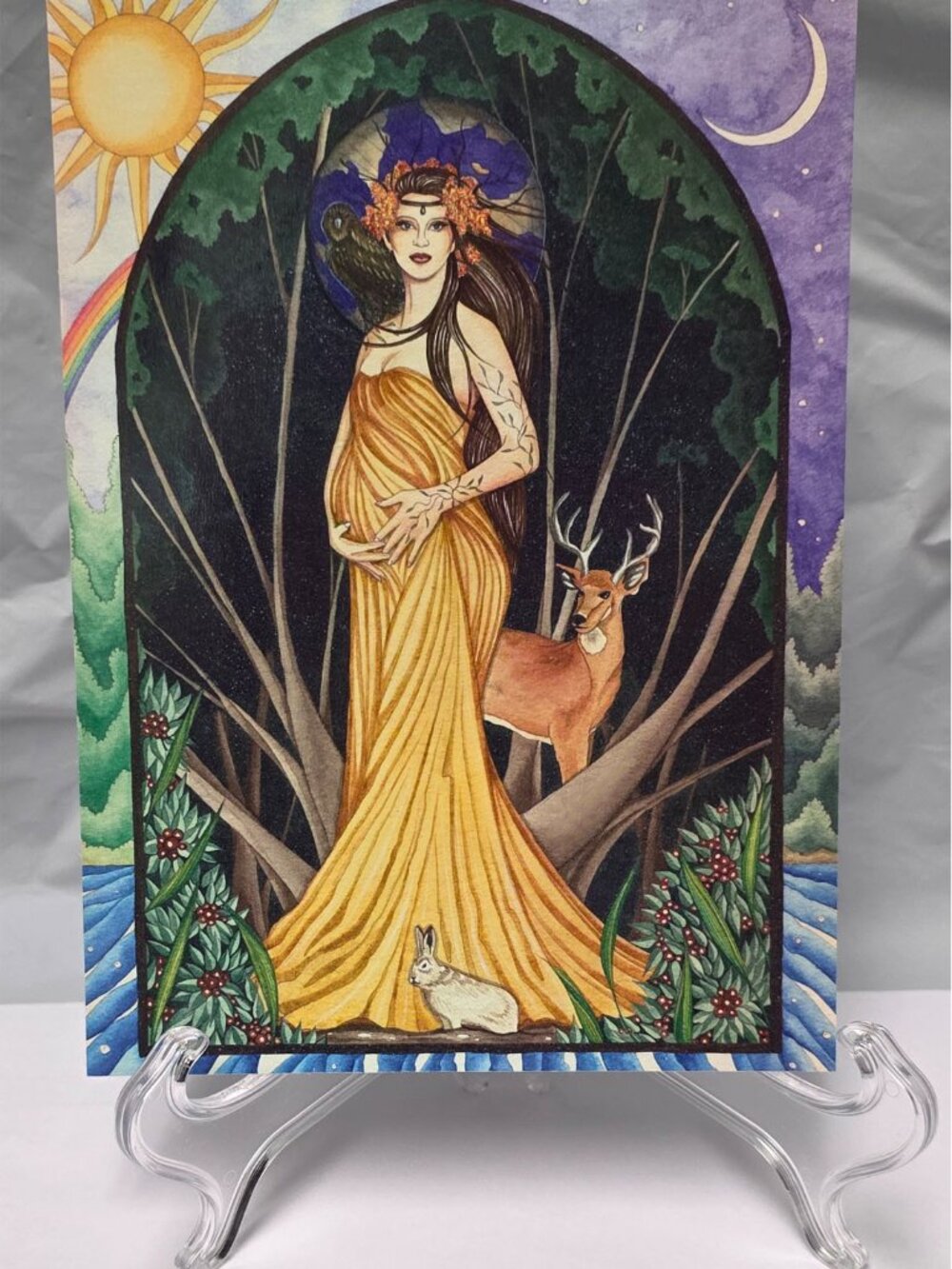 Jessica Galbreth  𝑴𝒐𝒕𝒉𝒆𝒓 𝑬𝒂𝒓𝒕𝒉 Enchanted Art 5X7 Mini Print EAP3856